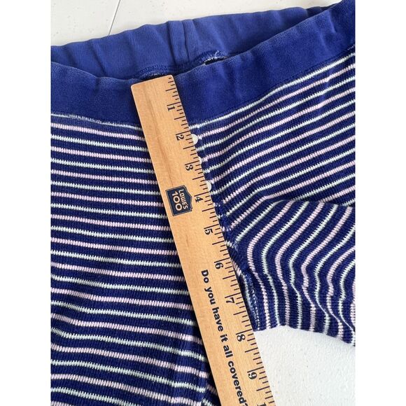 Victoria's Secret Women's Pajama Set Blue Lavender White Metallic Stripe Size XS - Picture 8 of 12